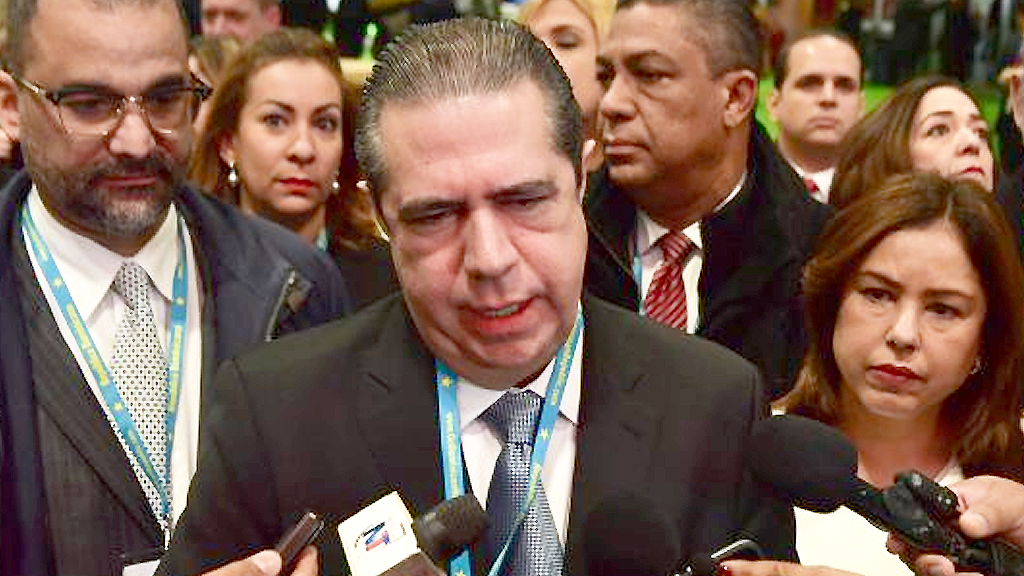 Javier García inaugurated the Dominican Republic´s booth