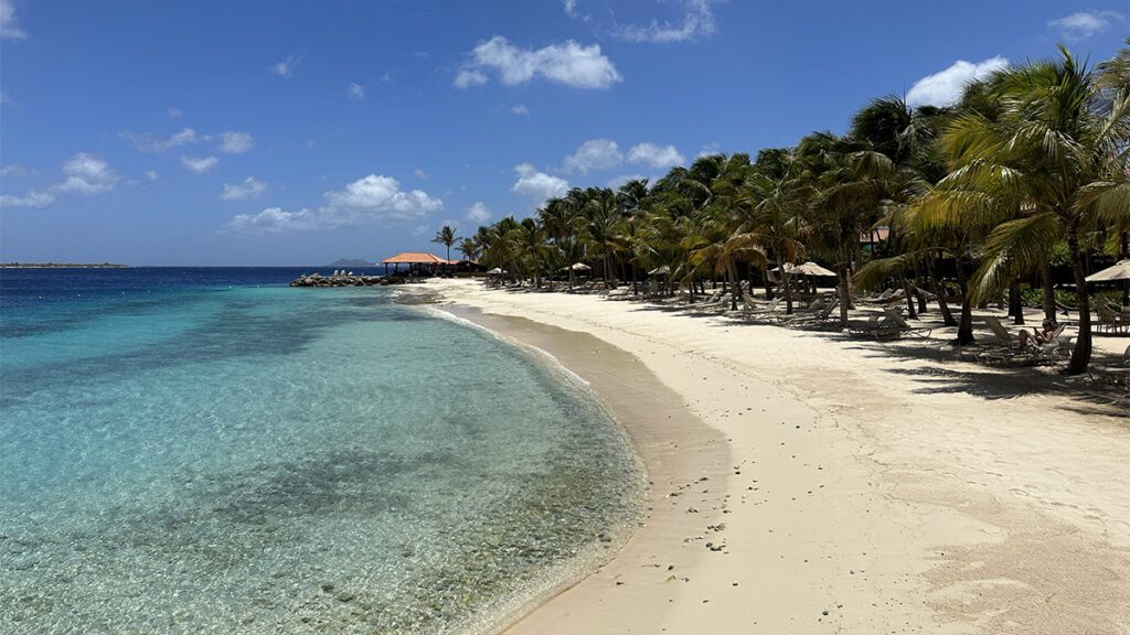 harbour village on the beach