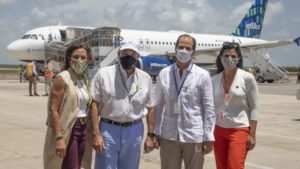 Punta Cana airport receives first tourists before opening Dominican Republic