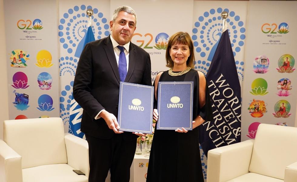 WTTC and UNWTO sign collaboration agreement at the G20 Tourism Summit