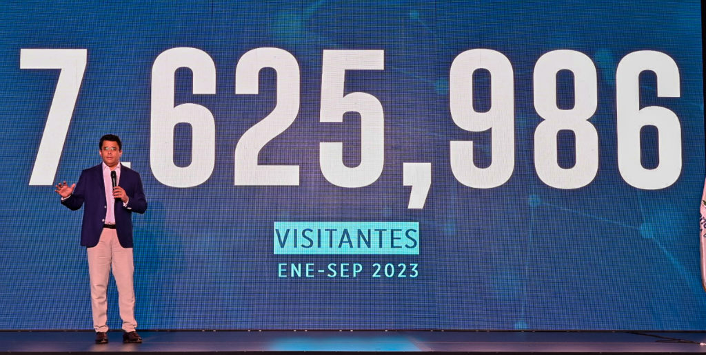 Dominican Republic received 7,625,986 visitors in the January-September period