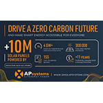 10 Million Solar Panels Served Worldwide with APsystems MLPE Devices